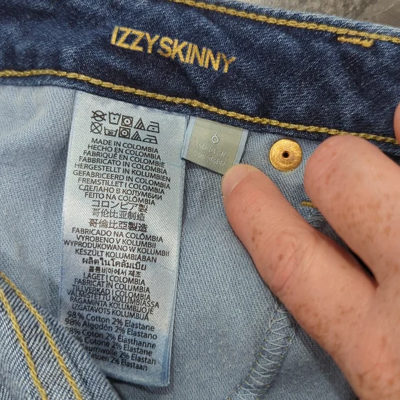 MICHAEL Michael Kors Dark Blue Skinny Jeans - Picture 4 of 8